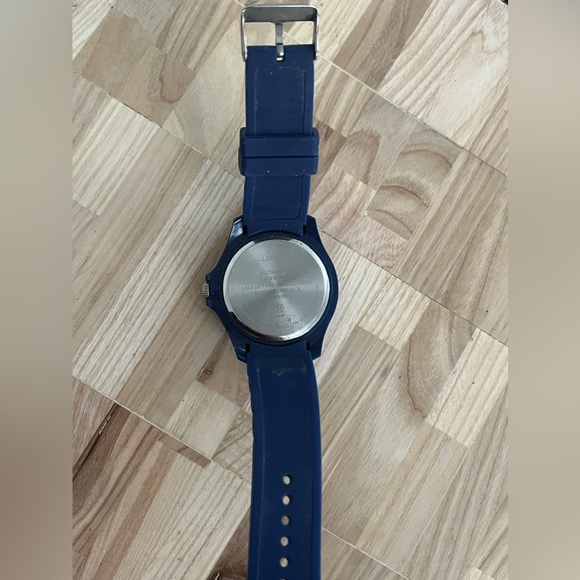 Auriol Men’s Watch Blue Case and Rubber Strap Stainless Luminous Hands - Picture 7 of 10